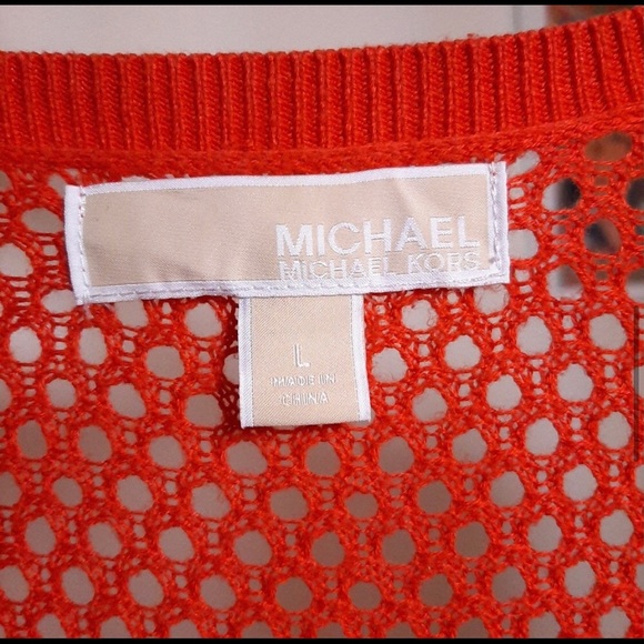 Michael Kors Orange 1/2 Sleeve Sweater - Picture 3 of 6